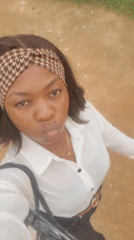 Woman documents afternoon walk through rural Nigerian village