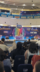 Young singer performs at Vesak celebration in Jakarta mall