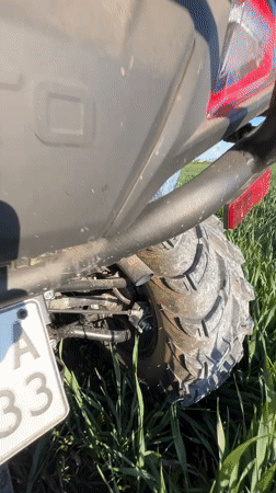 ATV spotted parked in field near Kostinbrod, Bulgaria