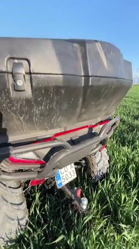 ATV spotted parked in field near Kostinbrod, Bulgaria