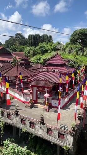 Balinese temples and river scenery documented in Sukawati region