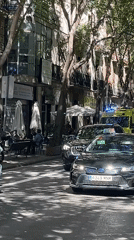 Barcelona taxi spotted in routine street traffic