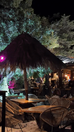 Evening documentation of Montenegro coastal resort areas captured