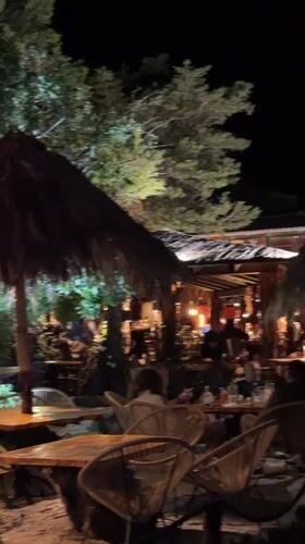 Evening documentation of Montenegro coastal resort areas captured