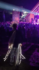 Evening festival with live music and camping in Sharkan