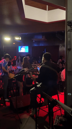 Evening nightlife activity recorded at multiple Chiang Mai bars