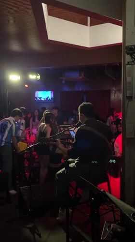 Evening nightlife activity recorded at multiple Chiang Mai bars