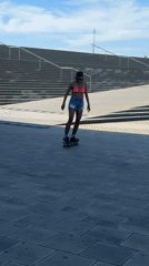 Skateboarding tricks and park gathering on sunny day