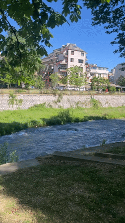 Spring morning scenes documented in Blagoevgrad, Bulgaria