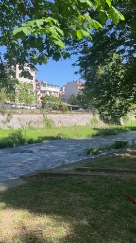 Spring morning scenes documented in Blagoevgrad, Bulgaria