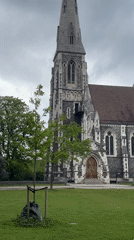Copenhagen church district draws visitors, wildlife on spring afternoon