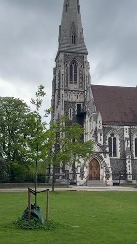 Copenhagen church district draws visitors, wildlife on spring afternoon