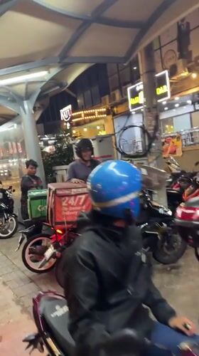 Nighttime urban scenes documented across Kuala Lumpur streets