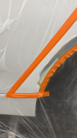 Car painting work documented in Chaykovsky, Russia