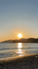 Sunset and paragliding scenes captured in Fethiye, Turkey