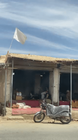 Roadside shop observed in Mir Ahmad Kalay, Afghanistan