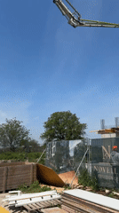 Construction pump truck observed at Plovdiv building site