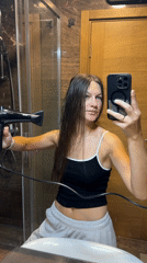 Morning bathroom selfies in Lapčići, Apple Watch face on display