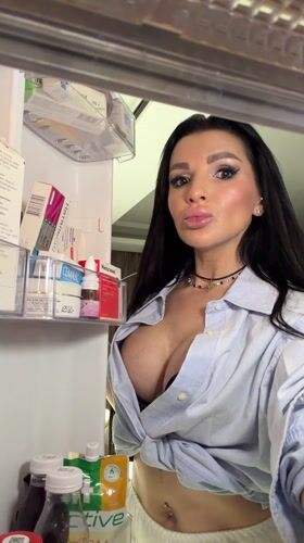 Woman accesses medical supply refrigerator in Voronezh