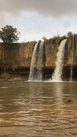 Waterfalls documented by witness in Maigizo, Nigeria