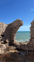 Morning coastal exploration documented at Peschici ruins and beaches