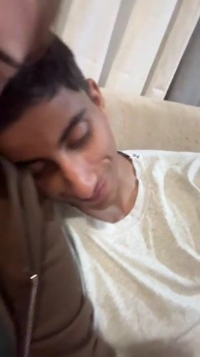 Couple shares quiet moment on couch in Sredets