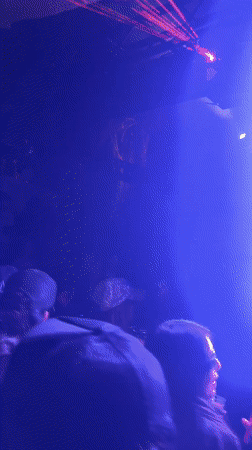 DJ performs at smoke-filled club in La Quinta