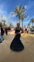 Traditional Spanish feria draws dancers in Jerez de la Frontera