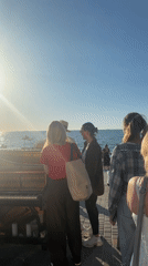 Sunny afternoon on Odesa's waterfront promenade, piano and all