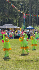 Cultural festival features traditional dances, children's performances, mascot interactions