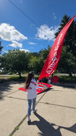 Alfa Bank promotional event in sunny Birobidzhan, Russia