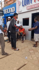 Routine street gatherings captured near Jos electronics shops