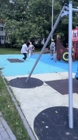 Evening scenes captured in Lednevo: playground, portraits, cathedral views