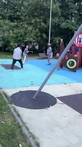 Evening scenes captured in Lednevo: playground, portraits, cathedral views