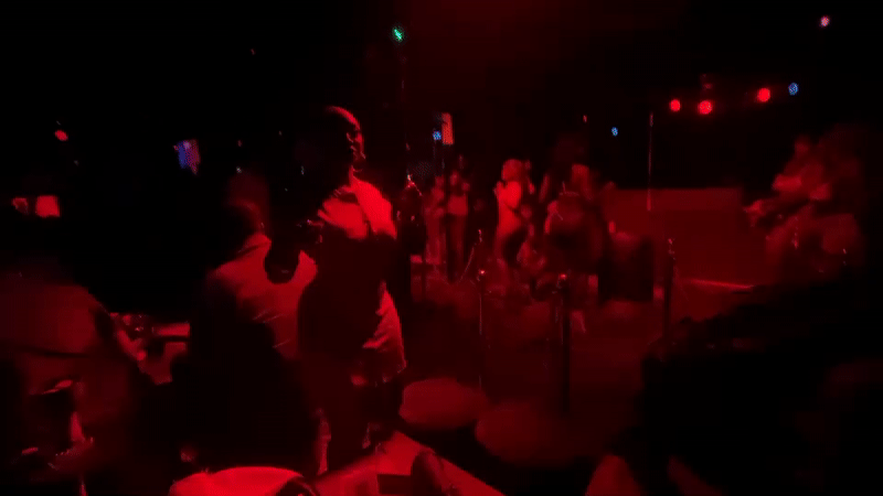 A lively night at an Abuja club, late July evening