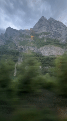 Orange streaks observed on mountain in Bosnia Herzegovina