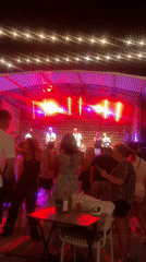 Live band lights up a Mykolaiv crowd on a summer night