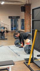 Early morning gym session captured in Chaikovsky, Russia