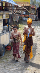 Morning market life documented in Manggis, Indonesia