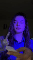 Woman's evening routine documented in Chaikovsky, Russia