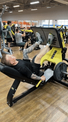 Early morning workout session recorded at Chaikovsky gym