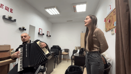 Musicians perform with accordion, drums in Varna venues