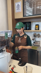Early morning scenes: coffee shop work, rural landscape, ducks