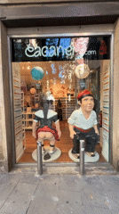 Barcelona street life documented across city center locations