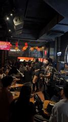 Live band entertains packed crowd at Thủ Đức bar venue