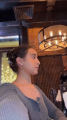 Woman spotted at Moscow restaurant Wednesday afternoon