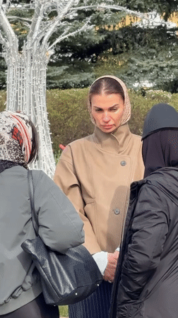 Ordinary pilgrimage activity documented at Diveyevo Monastery, Russia