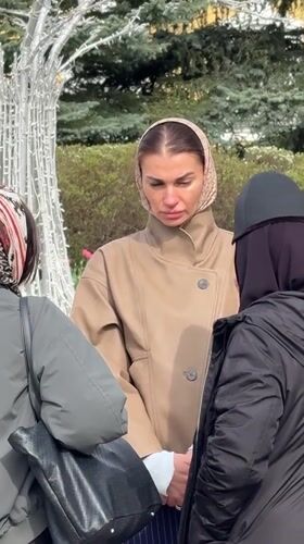 Ordinary pilgrimage activity documented at Diveyevo Monastery, Russia