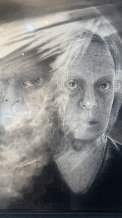 Gallery visitor documents diverse art collection in Los Angeles