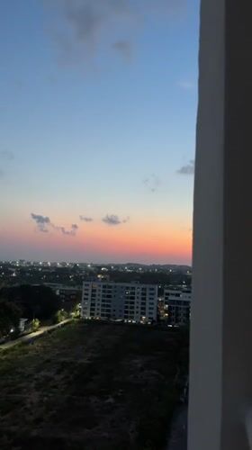 Sunset to nightfall documented from Pattaya balcony viewpoint